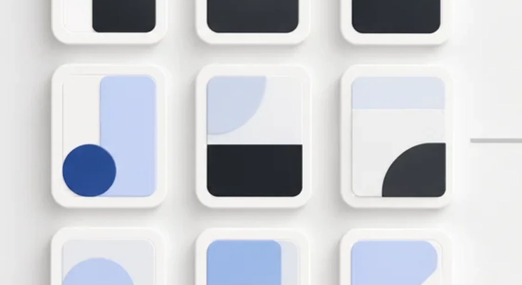 Reviv Growth Notes: a grid of controlled creative variants under test